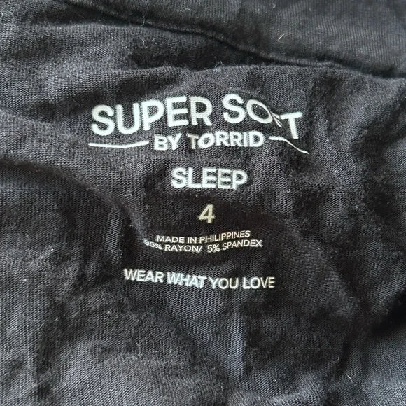 Torrid Super Soft Button Through Sleep Gown 4X - Picture 3 of 4